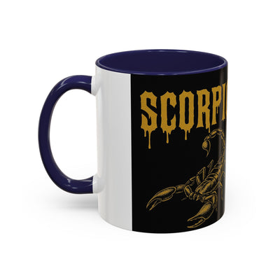Scorpio Themed Coffee Mug, Scorpio Zodiac Gift, Astrology Lover's Mug, Halloween Coffee Cup, Unique Scorpion Design