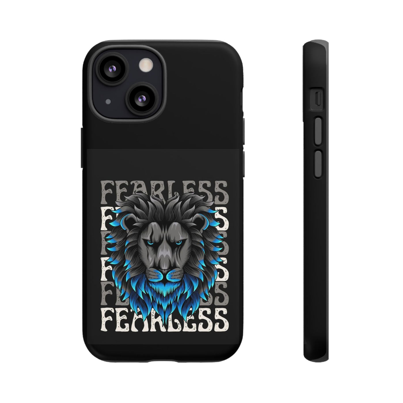 Fearless Lion Phone Case, Tough Phone Cover for Men, Unique Gift for Lion Lovers, Cool Tech Accessories, Bold Statement Case