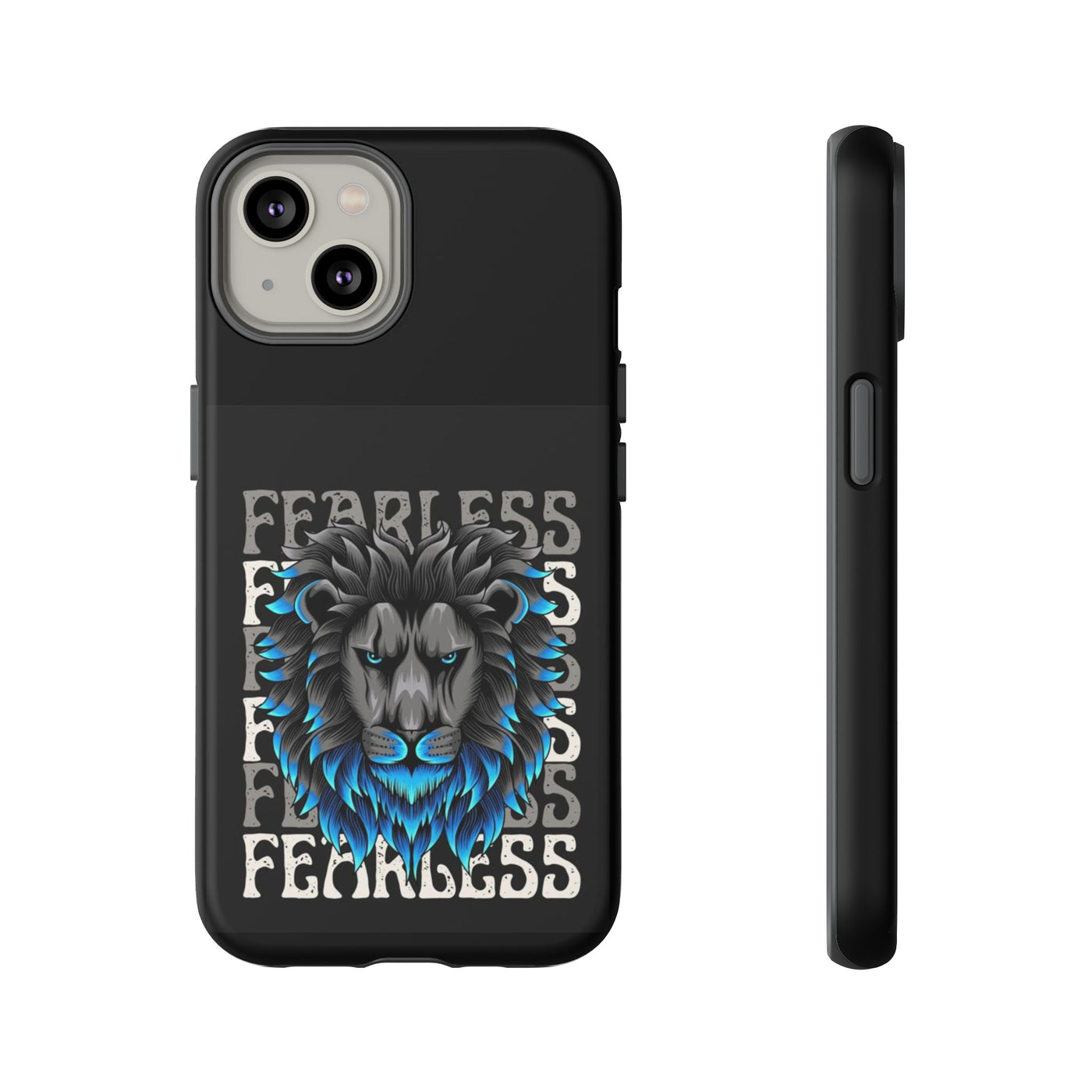 Fearless Lion Phone Case, Tough Phone Cover for Men, Unique Gift for Lion Lovers, Cool Tech Accessories, Bold Statement Case