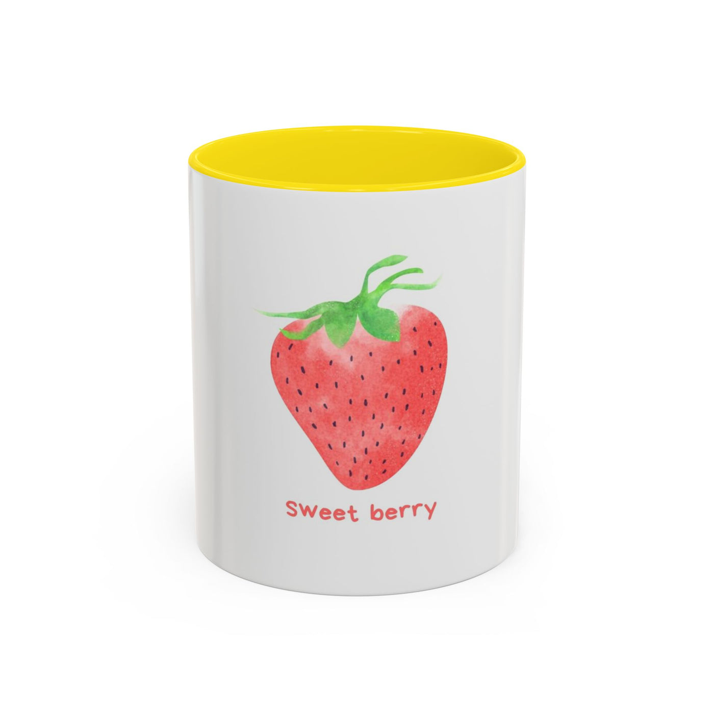 Sweet Berry Accent Coffee Mug - Perfect for Berry Lovers, Kitchen Decor, Gifts, and Daily Use