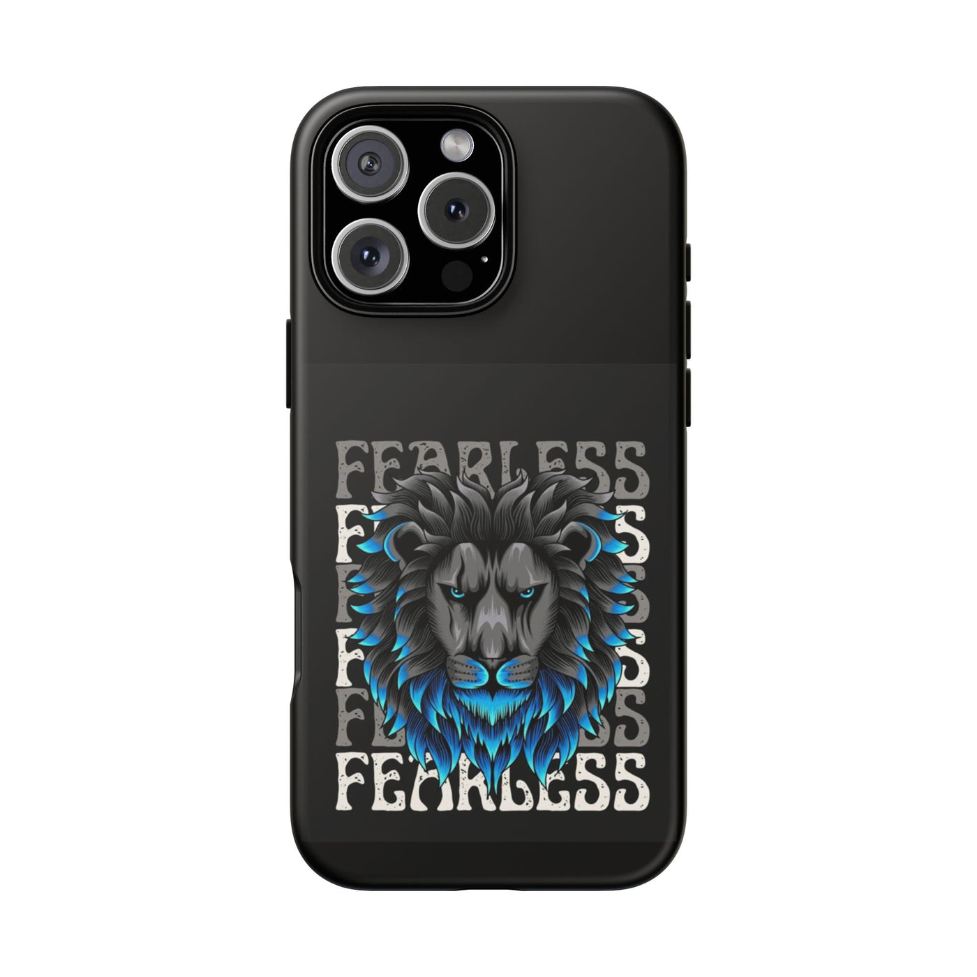 Fearless Lion Phone Case, Tough Phone Cover for Men, Unique Gift for Lion Lovers, Cool Tech Accessories, Bold Statement Case