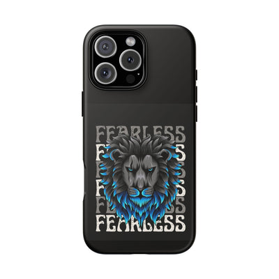 Fearless Lion Phone Case, Tough Phone Cover for Men, Unique Gift for Lion Lovers, Cool Tech Accessories, Bold Statement Case