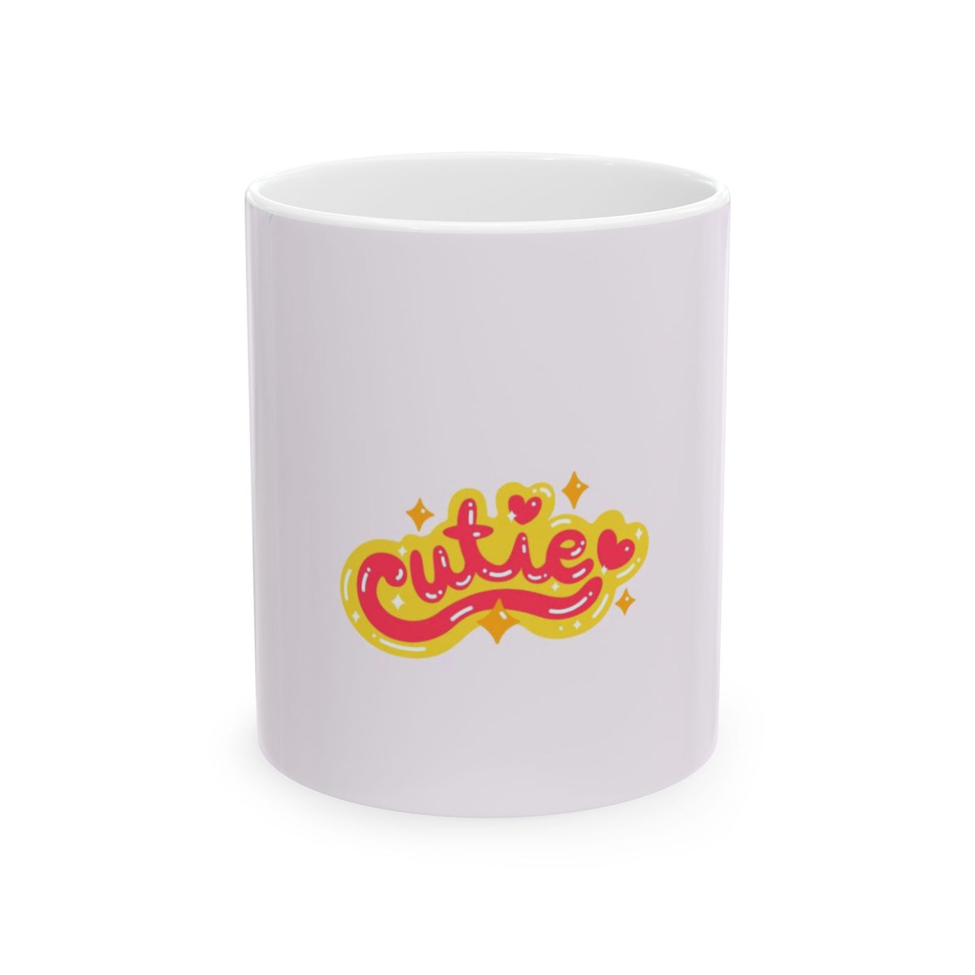 Cute Hearts Ceramic Mug - Perfect Gift for Friends, Cute Home Decor, Coffee Lover Present, Valentine's Day, Birthday