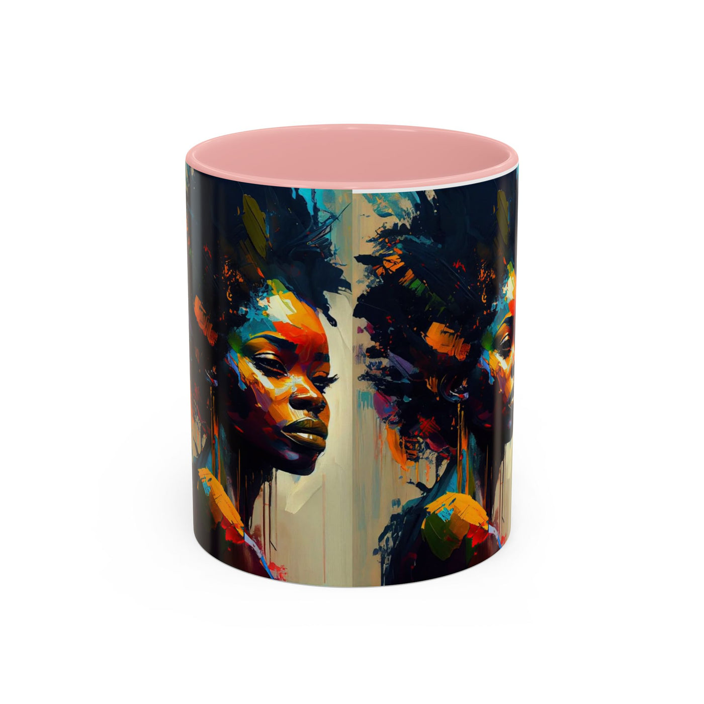 Bold Art Coffee Mug | Unique Gift for Art Lovers, 11oz or 15oz Accent Mug, Inspirational Coffee Cup, Home Decor