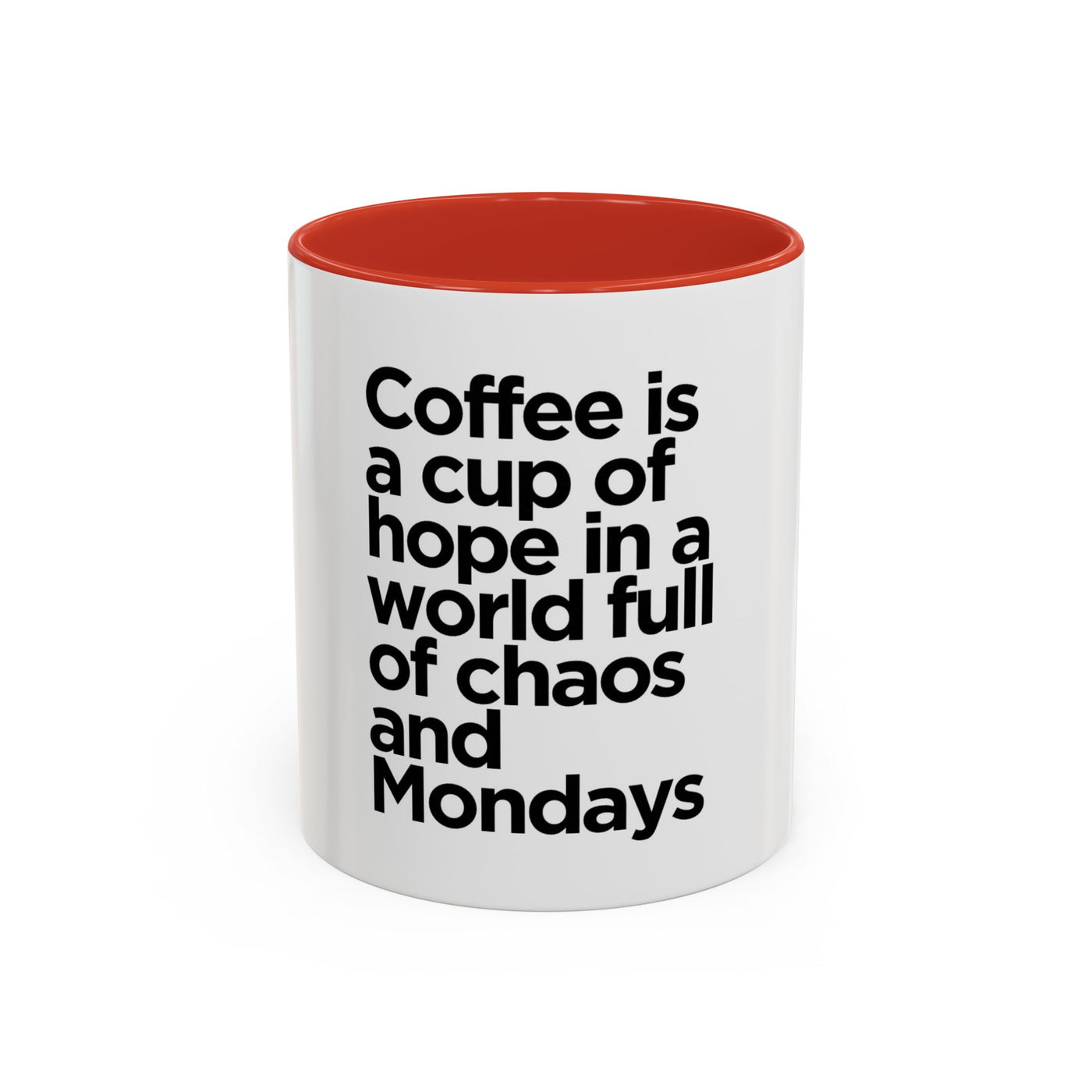 Inspirational Coffee Mug, Motivational Gift for Coffee Lovers, Perfect for Monday Motivation, Modern Black and White Design