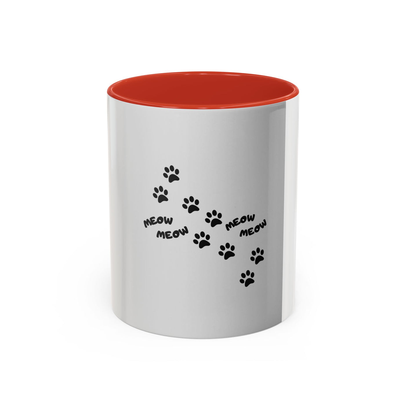 Meow Meow Pet Lover Coffee Mug - Cat-themed Gift, Animal Lover Drinkware, Cute Coffee Cup, Fun Cat Mom Mug, Unique Pet Lover Present