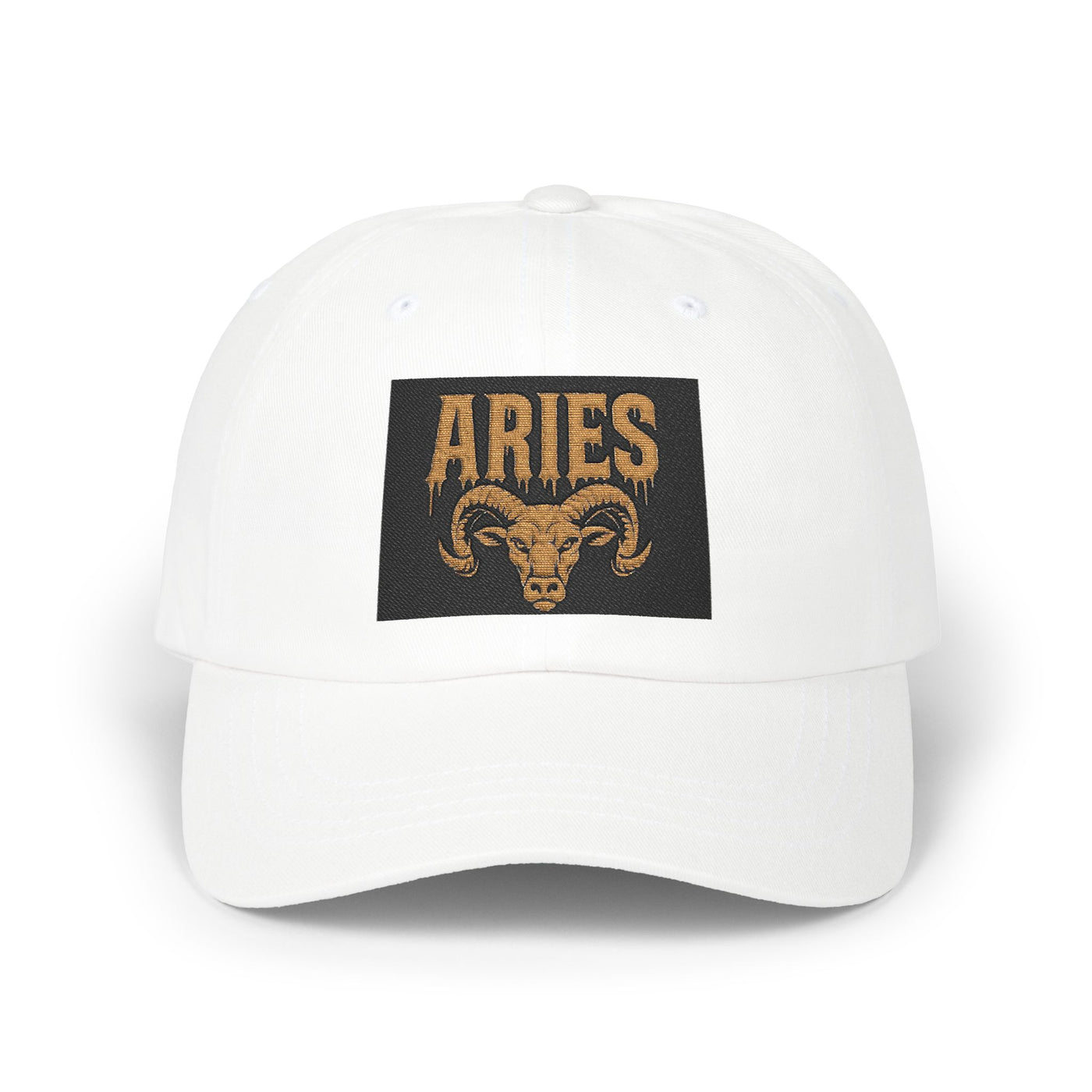 Aries Zodiac Classic Dad Cap | Astrology Hat, Custom Embroidered, Gifts for Him, Birthday, Everyday Wear, Zodiac Sign