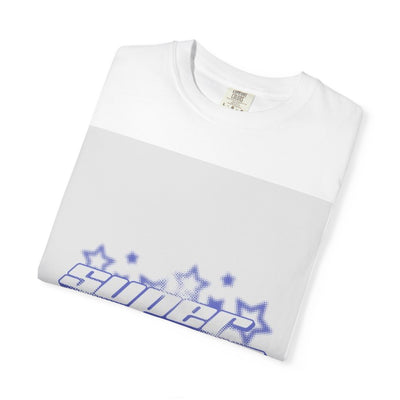 Star Garment-Dyed T-Shirt, Trendy Casual Wear, Unique Gift, Birthday Celebration, Comfortable Streetwear style