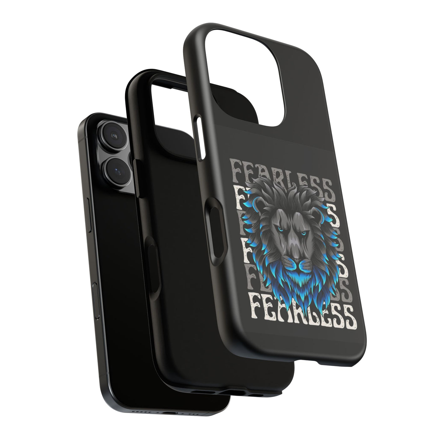 Fearless Lion Phone Case, Tough Phone Cover for Men, Unique Gift for Lion Lovers, Cool Tech Accessories, Bold Statement Case