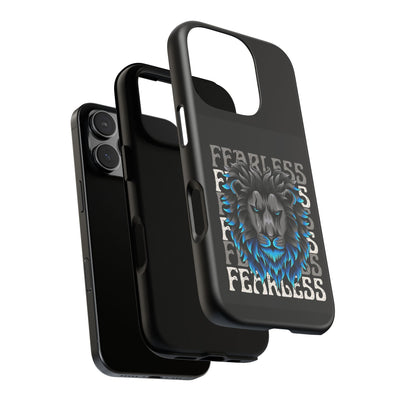 Fearless Lion Phone Case, Tough Phone Cover for Men, Unique Gift for Lion Lovers, Cool Tech Accessories, Bold Statement Case