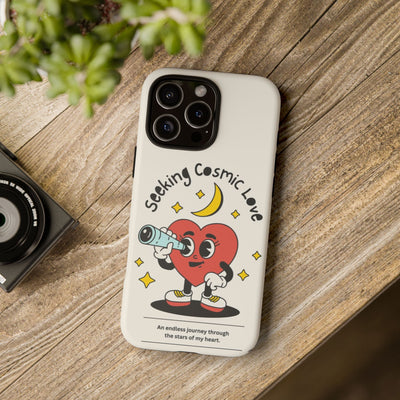Cosmic Love Phone Case - Whimsical Heart Design, Cute Gift for Astronomers, Fun Accessories for Star Lovers, Adorable Tech Decor, [...]