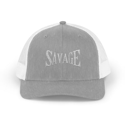 Savage Snapback Trucker Cap | Trendy Hat for Casual Outings, Perfect Gift for Birthdays, Festivals, Summer Events, Sporty Look