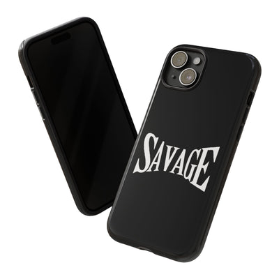 Savage Phone Case | Tough Cases for Bold Personalities | Stylish, Durable, Customizable, Trendy Gifts for Friends, Birthday, Everyday Use