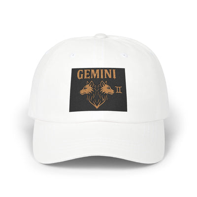 Gemini Classic Dad Cap | Trendy Adjustable Cap for Astrological Lovers, Birthday Gift, Zodiac Sign Hat, Casual Style Headwear, Unisex Cap