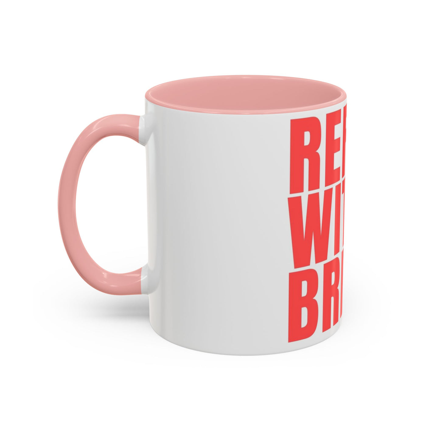 Refuel with Brew Accent Coffee Mug | Perfect Gift for Coffee Lovers, Daily Motivation, Home Office Decor, Birthday Mug, Unique Drinkware