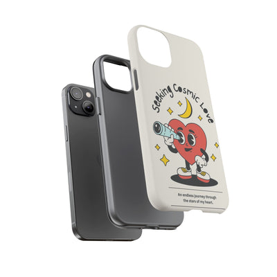 Cosmic Love Phone Case - Whimsical Heart Design, Cute Gift for Astronomers, Fun Accessories for Star Lovers, Adorable Tech Decor, [...]