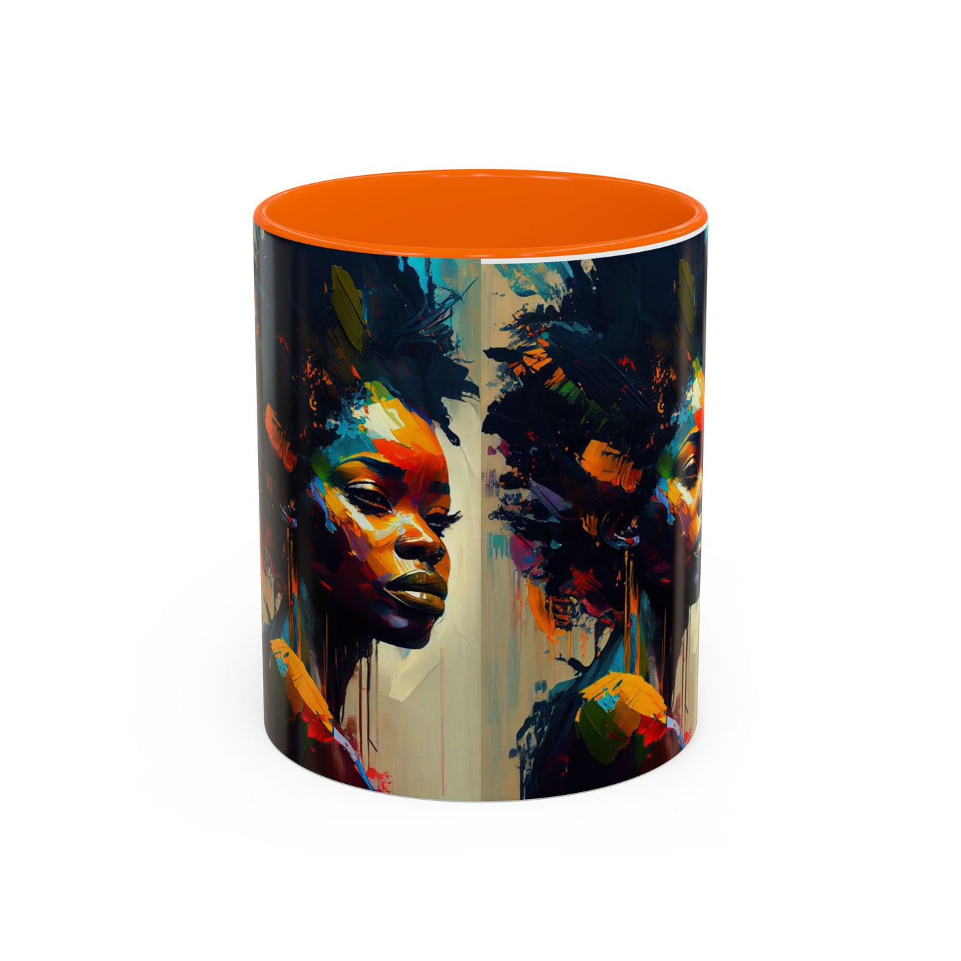 Bold Art Coffee Mug | Unique Gift for Art Lovers, 11oz or 15oz Accent Mug, Inspirational Coffee Cup, Home Decor