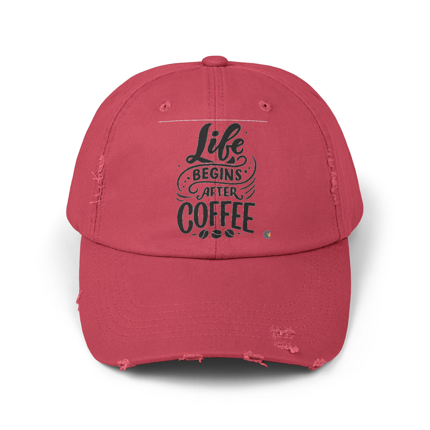 Distressed Coffee Cap | Casual Unisex Hat for Coffee Lovers, Summer Style, Gift for Him/Her, Relaxation, Everyday Wear, Brunch Fashion (Copy)