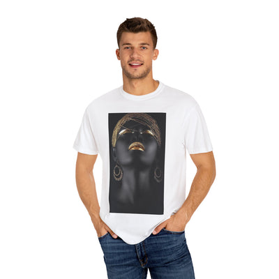 Elegant Black Woman T-Shirt, Unisex Shirt, Art Tee, Stylish Gift, Statement Top