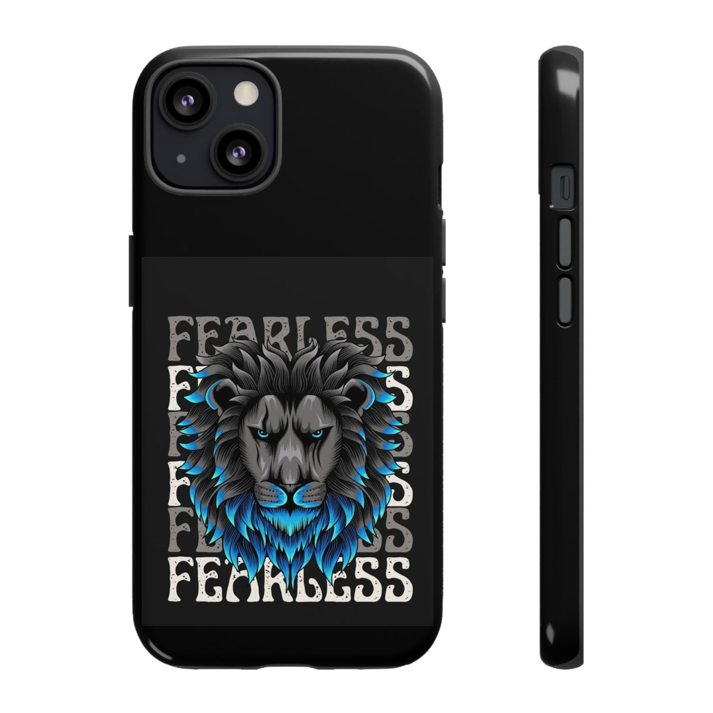 Fearless Lion Phone Case, Tough Phone Cover for Men, Unique Gift for Lion Lovers, Cool Tech Accessories, Bold Statement Case