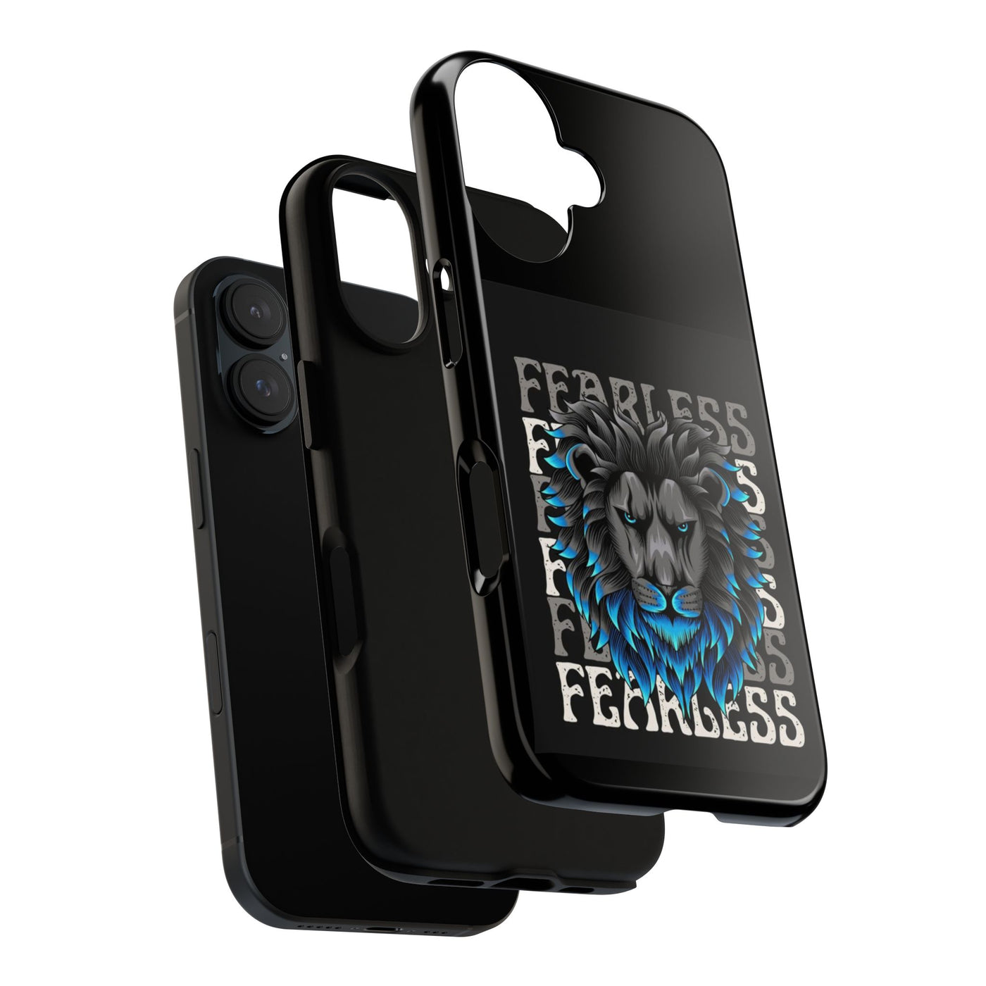 Fearless Lion Phone Case, Tough Phone Cover for Men, Unique Gift for Lion Lovers, Cool Tech Accessories, Bold Statement Case