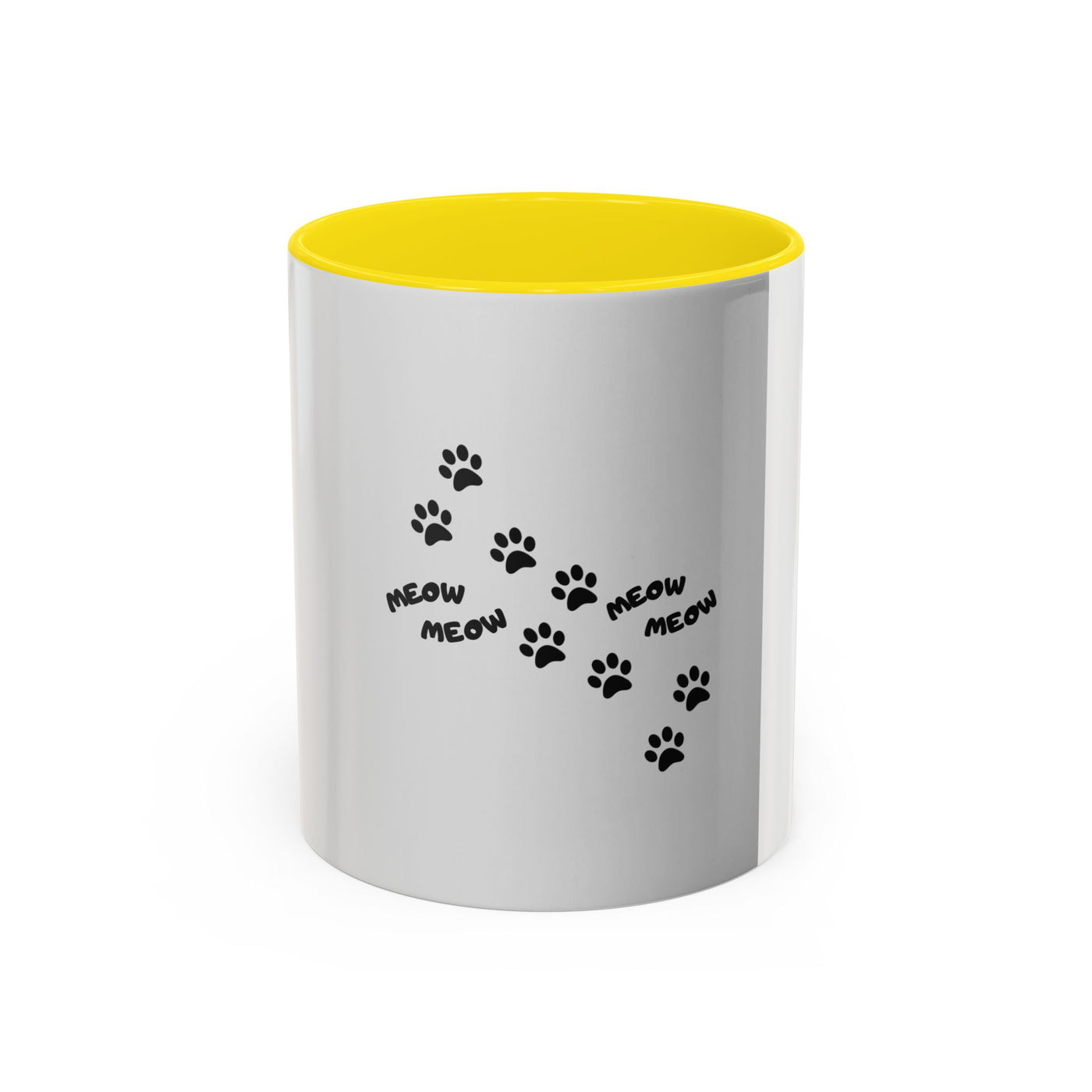 Meow Meow Pet Lover Coffee Mug - Cat-themed Gift, Animal Lover Drinkware, Cute Coffee Cup, Fun Cat Mom Mug, Unique Pet Lover Present