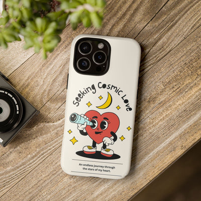 Cosmic Love Phone Case - Whimsical Heart Design, Cute Gift for Astronomers, Fun Accessories for Star Lovers, Adorable Tech Decor, [...]