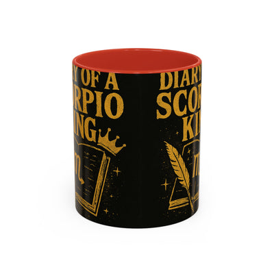 Scorpio King Coffee Mug | Astrological Gift, Zodiac Lover, Birthday Present, Astrology Decor, Unique Coffee Cup