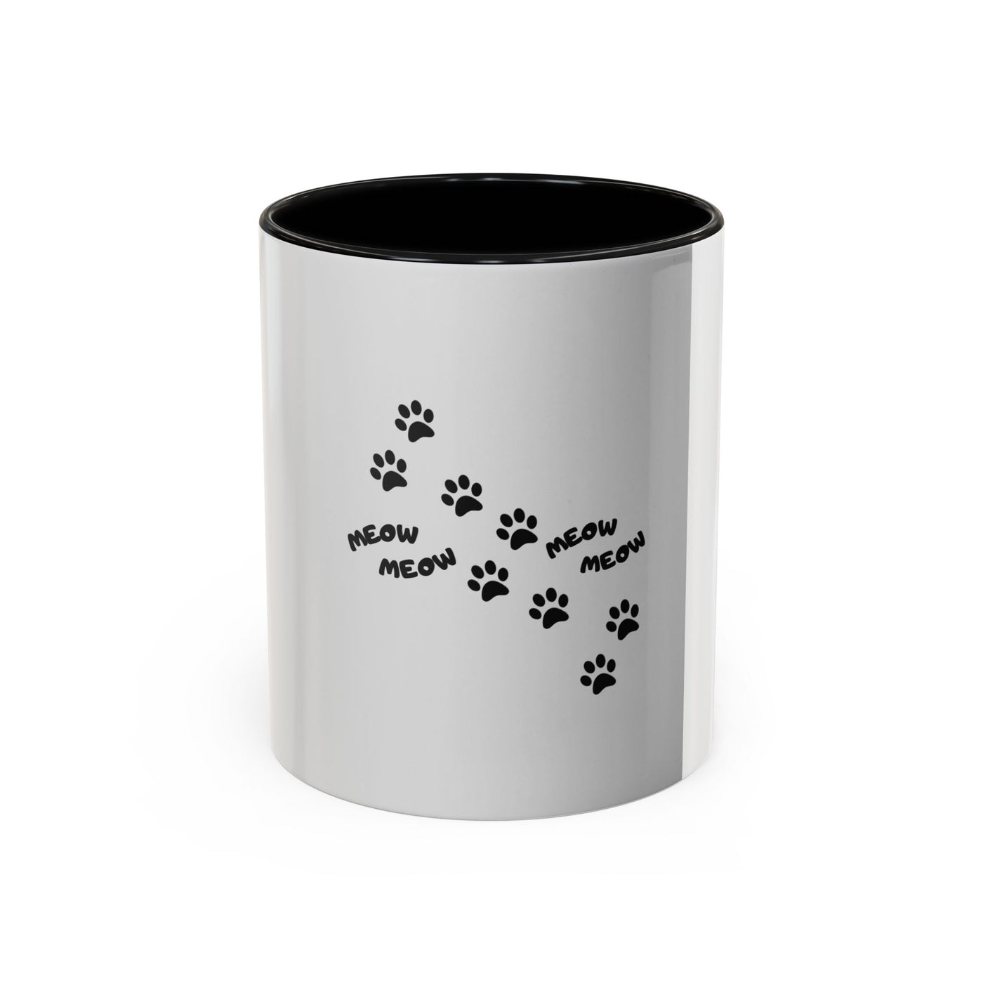 Meow Meow Pet Lover Coffee Mug - Cat-themed Gift, Animal Lover Drinkware, Cute Coffee Cup, Fun Cat Mom Mug, Unique Pet Lover Present