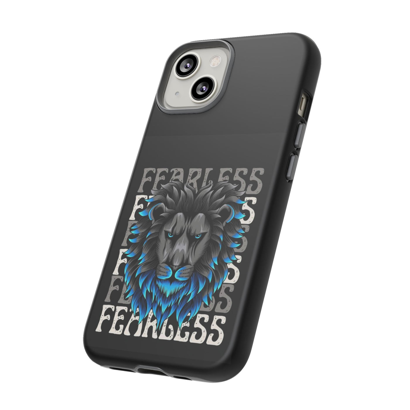 Fearless Lion Phone Case, Tough Phone Cover for Men, Unique Gift for Lion Lovers, Cool Tech Accessories, Bold Statement Case