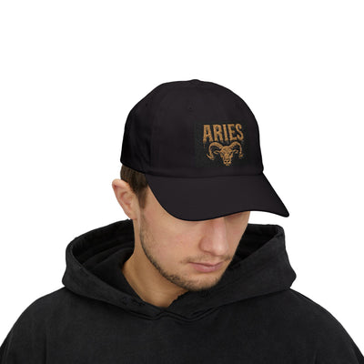 Aries Zodiac Classic Dad Cap | Astrology Hat, Custom Embroidered, Gifts for Him, Birthday, Everyday Wear, Zodiac Sign