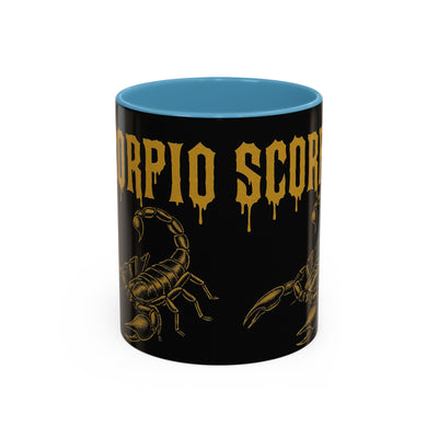 Scorpio Themed Coffee Mug, Scorpio Zodiac Gift, Astrology Lover's Mug, Halloween Coffee Cup, Unique Scorpion Design
