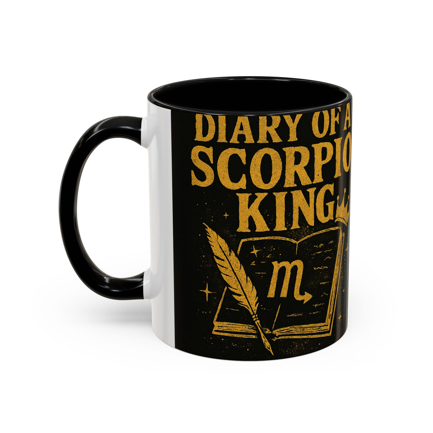 Scorpio King Coffee Mug | Astrological Gift, Zodiac Lover, Birthday Present, Astrology Decor, Unique Coffee Cup