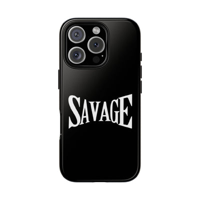 Savage Phone Case | Tough Cases for Bold Personalities | Stylish, Durable, Customizable, Trendy Gifts for Friends, Birthday, Everyday Use