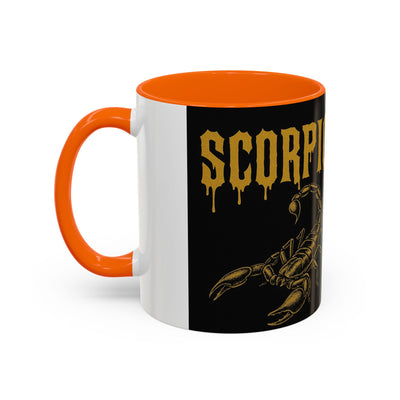Scorpio Themed Coffee Mug, Scorpio Zodiac Gift, Astrology Lover's Mug, Halloween Coffee Cup, Unique Scorpion Design
