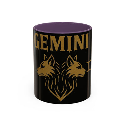 Gemini Accent Coffee Mug | Zodiac Gift for Astrology Lovers, Unique Tea Mug, Personalized Astrology Decor, Celestial Homeware