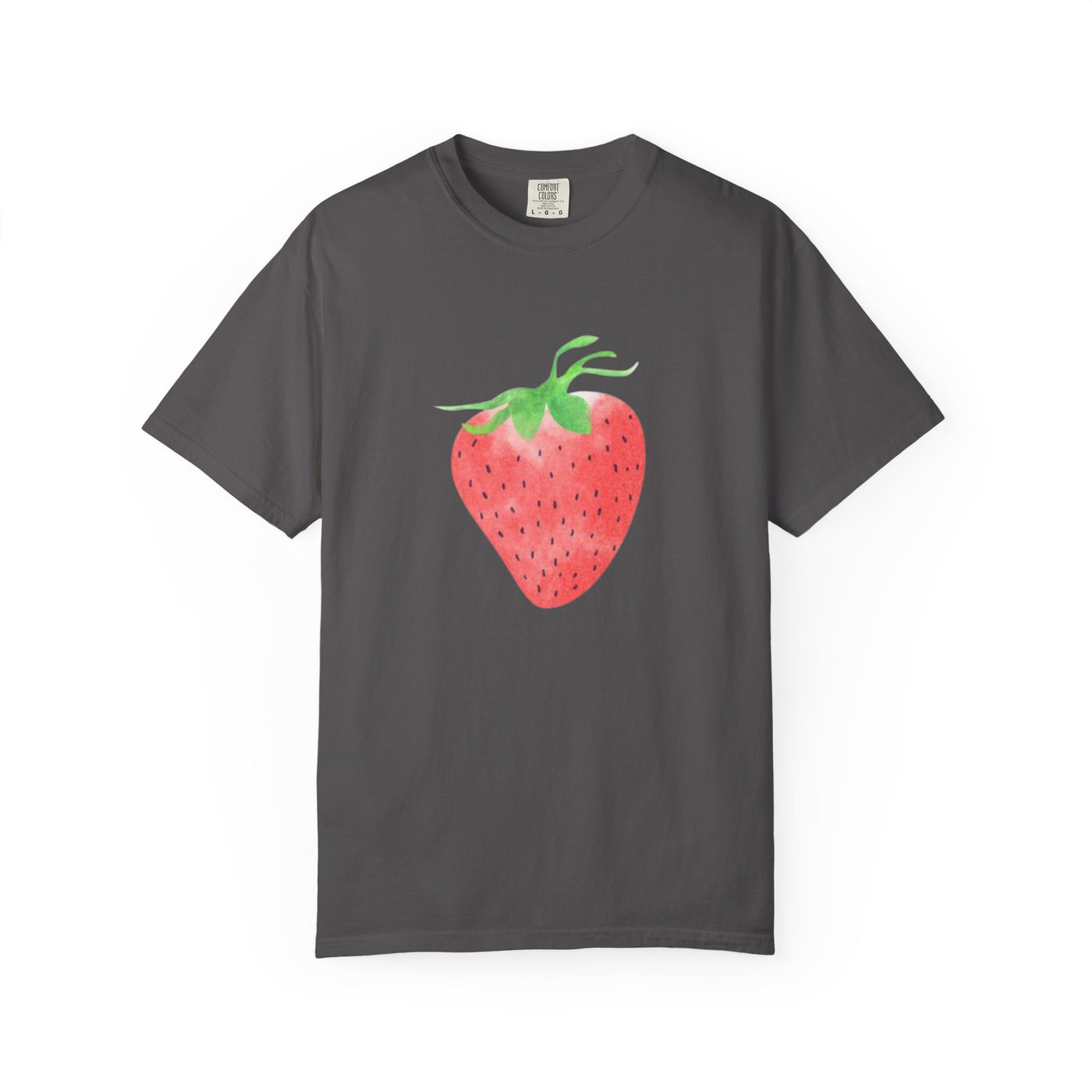 Strawberry Print Unisex T-shirt, Cute Summer Tee, Fruit Lover Gift, Casual Fashion, Eco-Friendly Apparel, Perfect for Picnics