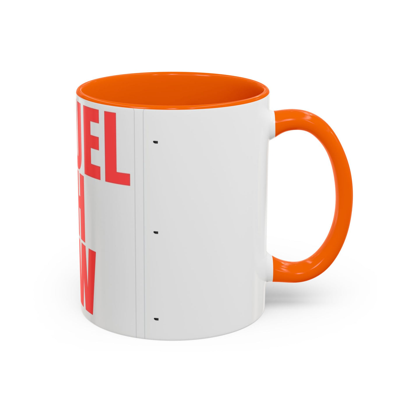 Refuel with Brew Accent Coffee Mug | Perfect Gift for Coffee Lovers, Daily Motivation, Home Office Decor, Birthday Mug, Unique Drinkware