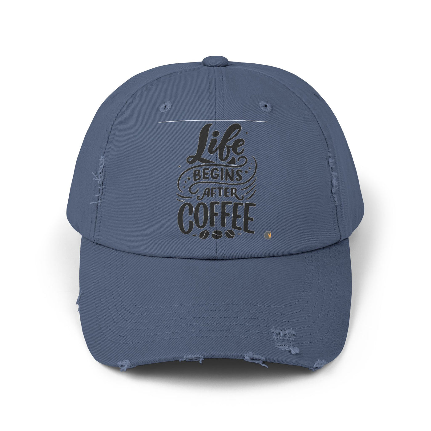 Distressed Coffee Cap | Casual Unisex Hat for Coffee Lovers, Summer Style, Gift for Him/Her, Relaxation, Everyday Wear, Brunch Fashion (Copy)