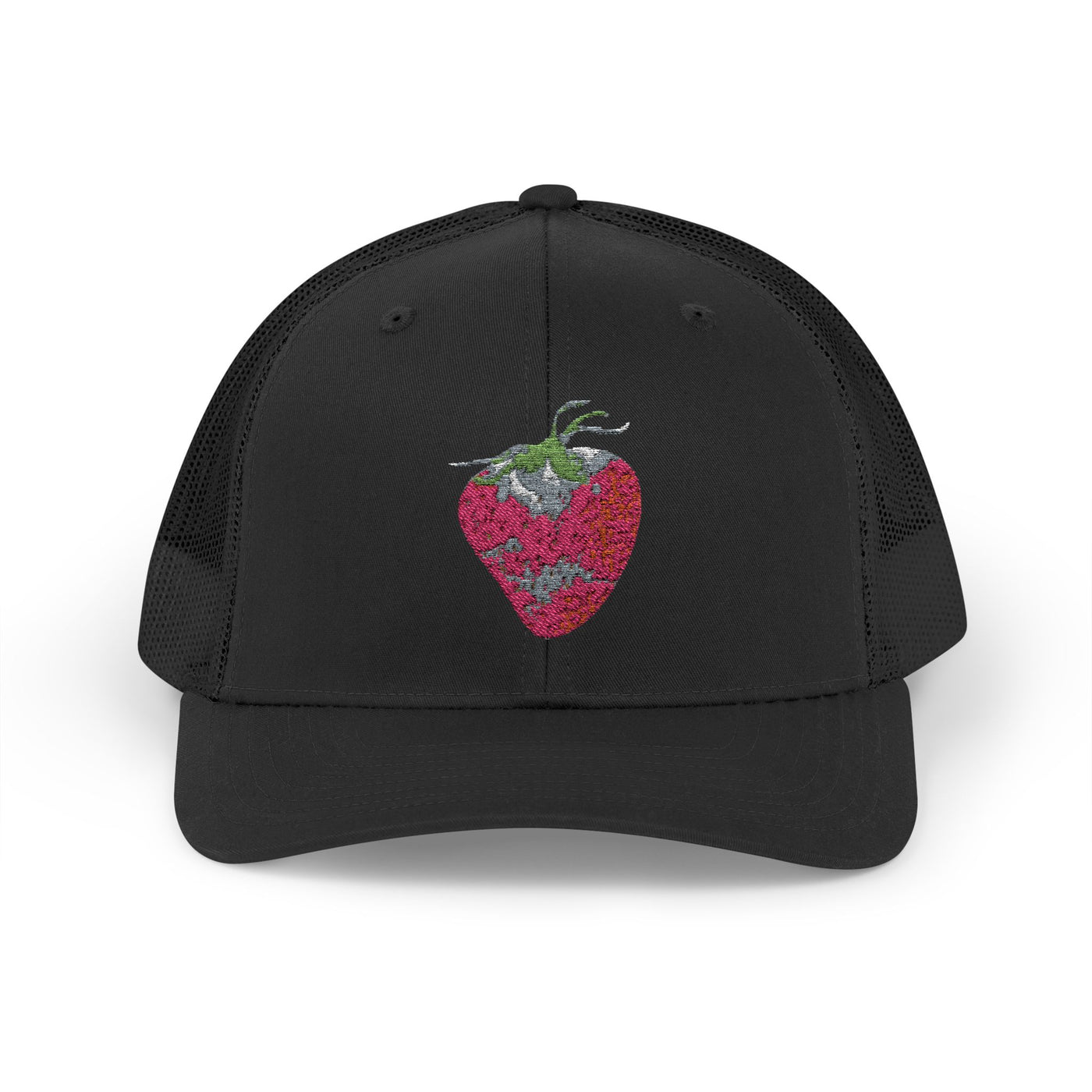 Strawberry Heart Snapback Trucker Cap | Trendy Hat for Summer Vibes, Perfect Gift for Friends, Casual Outings, Festivals, Relaxed Style