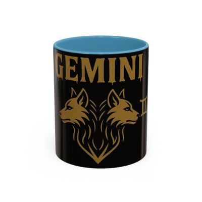 Gemini Accent Coffee Mug | Zodiac Gift for Astrology Lovers, Unique Tea Mug, Personalized Astrology Decor, Celestial Homeware