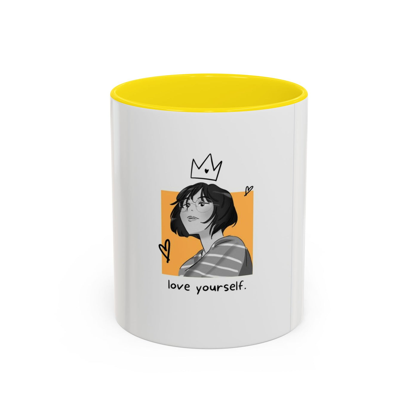 Empowering Love Yourself Coffee Mug | Motivational Gift, Self-Care Reminder, Cute Cup, Coffee Lover, Inspirational Decor