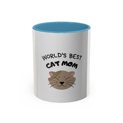 World's Best Cat Mom Coffee Mug - Great Gift for Cat Lovers, Personalized Cat Mom Mug, Cute Coffee Cup for Mother's Day, Fun [...]