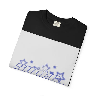 Star Garment-Dyed T-Shirt, Trendy Casual Wear, Unique Gift, Birthday Celebration, Comfortable Streetwear style