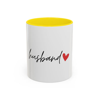 Husband Love Mug | Perfect Gift for Spouse, Romantic Coffee Cup, Wedding Anniversary Present, Sweetheart Mug, Cute Kitchen Accessory