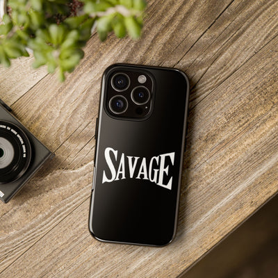 Savage Phone Case | Tough Cases for Bold Personalities | Stylish, Durable, Customizable, Trendy Gifts for Friends, Birthday, Everyday Use