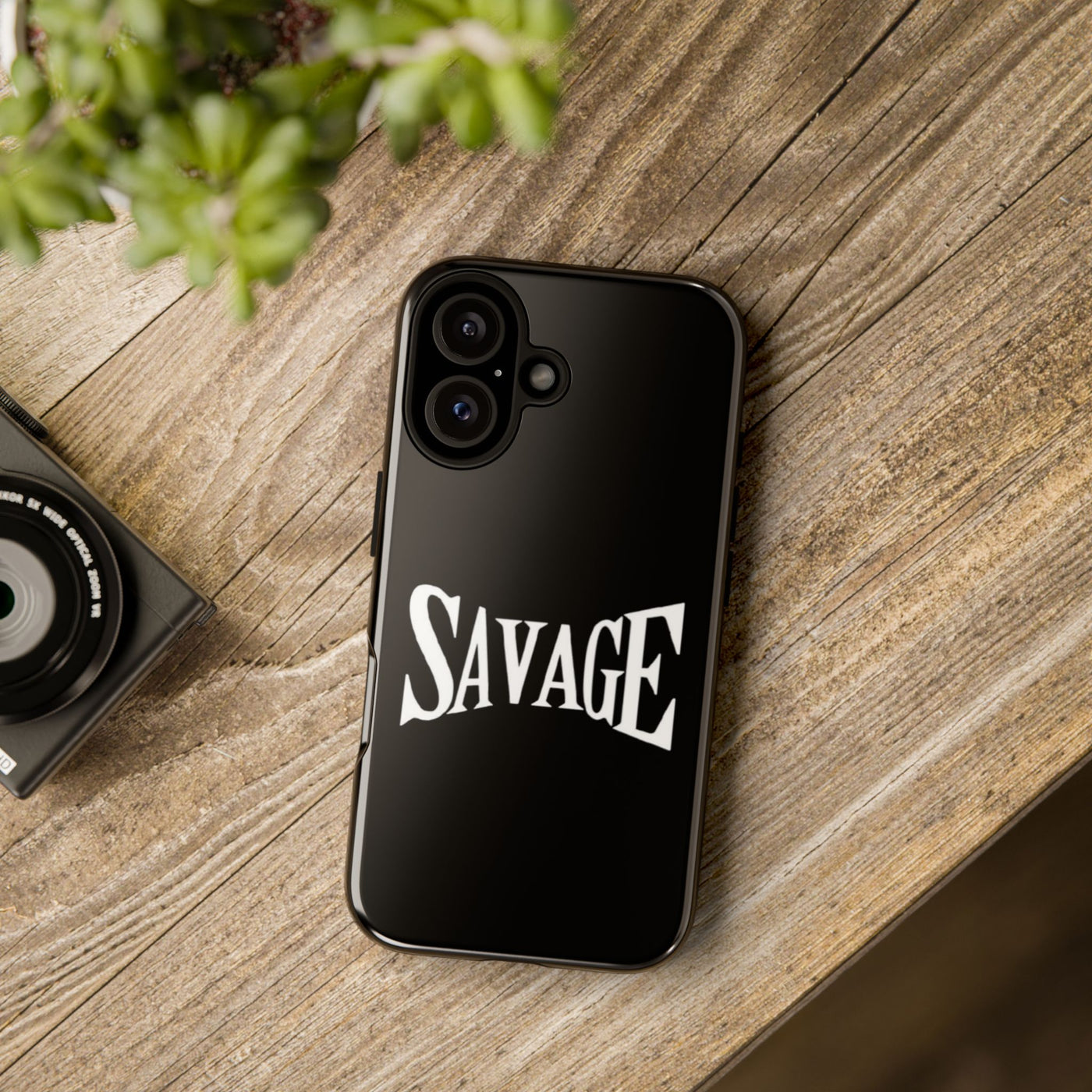 Savage Phone Case | Tough Cases for Bold Personalities | Stylish, Durable, Customizable, Trendy Gifts for Friends, Birthday, Everyday Use