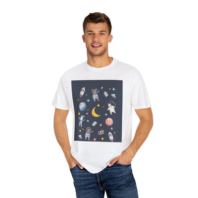 Cosmic Adventure T-Shirt - Unisex Space Graphic Tee, Gift for Astronaut Lovers, Kids & Adults, Astronomy Enthusiast, Birthday Present