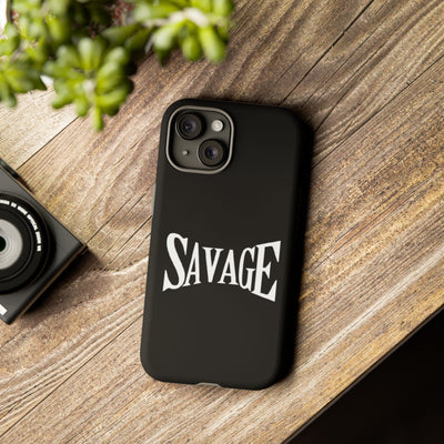 Savage Phone Case | Tough Cases for Bold Personalities | Stylish, Durable, Customizable, Trendy Gifts for Friends, Birthday, Everyday Use