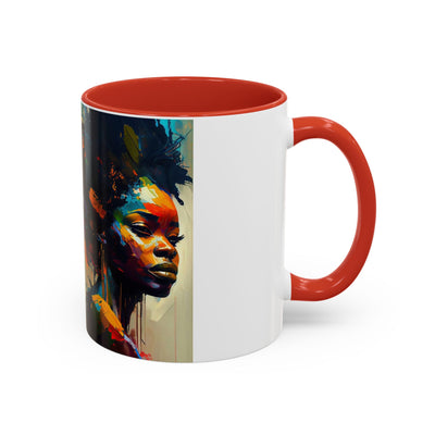Bold Art Coffee Mug | Unique Gift for Art Lovers, 11oz or 15oz Accent Mug, Inspirational Coffee Cup, Home Decor